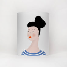 Load image into Gallery viewer, Portrait of lady lamp shade/ceiling shade

