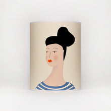Load image into Gallery viewer, Portrait of lady lamp shade/ceiling shade
