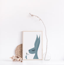 Load image into Gallery viewer, Print of a hare drinking a cocktail
