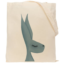 Load image into Gallery viewer, Hare reusable, cotton, tote bag
