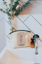 Load image into Gallery viewer, Lady in the shower cosmetic bag
