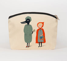 Load image into Gallery viewer, Little red riding hood cosmetic bag
