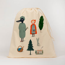 Load image into Gallery viewer, Little red riding hood drawstring bag
