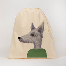 Load image into Gallery viewer, Lurcher drawstring bag
