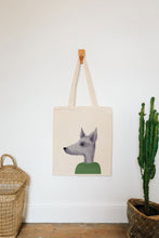Load image into Gallery viewer, Lurcher reusable, cotton, tote bag
