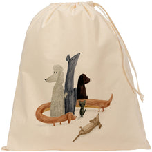 Load image into Gallery viewer, Pack of dogs drawstring bag
