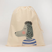 Load image into Gallery viewer, Kids poodle drawstring bag
