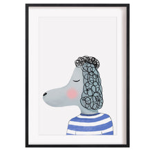 Load image into Gallery viewer, Poodle art print
