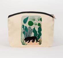 Load image into Gallery viewer, Puma in the jungle cosmetic bag
