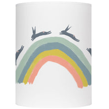 Load image into Gallery viewer, Rabbits over the rainbow lamp shade/ceiling shade
