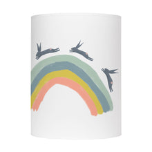 Load image into Gallery viewer, Rabbits over the rainbow lamp shade/ceiling shade
