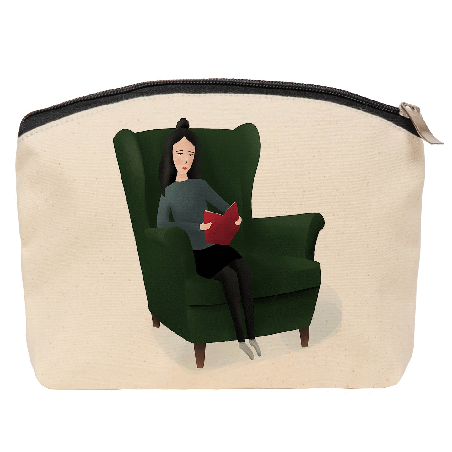 Reading cosmetic bag