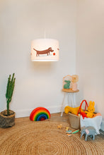 Load image into Gallery viewer, sausage dog lamp shade/ceiling shade
