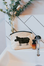 Load image into Gallery viewer, Black dog cosmetic bag
