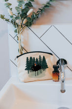 Load image into Gallery viewer, Spider in the forest cosmetic bag
