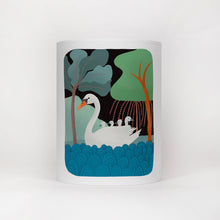 Load image into Gallery viewer, Swan and cygnets lamp shade/ceiling shade
