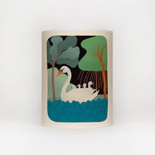 Load image into Gallery viewer, Swan and cygnets lamp shade/ceiling shade
