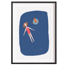Load image into Gallery viewer, Swimming pool art print
