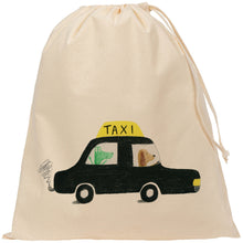 Load image into Gallery viewer, Kids taxi drawstring bag
