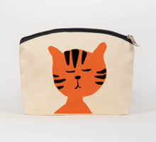 Load image into Gallery viewer, Tiger head cosmetic bag
