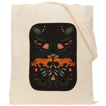 Load image into Gallery viewer, Tiger reusable, cotton, tote bag

