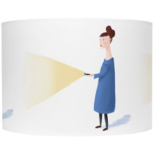 Load image into Gallery viewer, Torch lady lamp shade/ceiling shade
