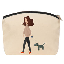 Load image into Gallery viewer, Dog walking cosmetic bag
