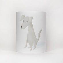 Load image into Gallery viewer, White dog lamp shade/ceiling shade
