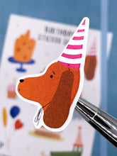 Load image into Gallery viewer, Birthday sticker sheet
