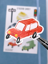 Load image into Gallery viewer, Cars sticker sheet

