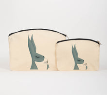 Load image into Gallery viewer, Hare with cocktail cosmetic bag
