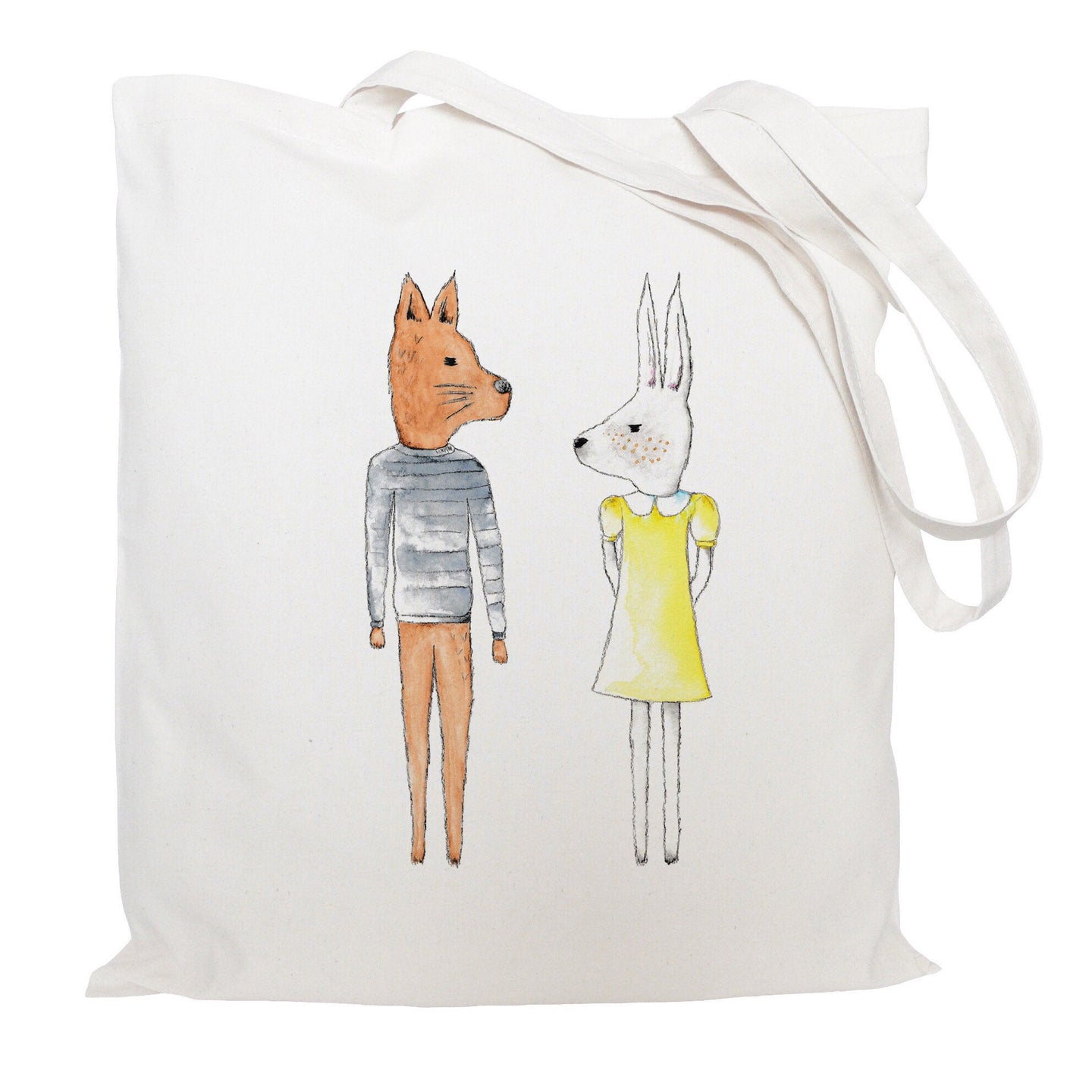 Fox and rabbit  bag