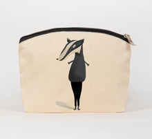 Load image into Gallery viewer, Badger cosmetic bag
