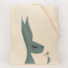 Load image into Gallery viewer, Hare with cocktail shopping bag 
