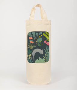 cat in plants bottle bag