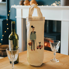 Load image into Gallery viewer, cat lady wine tote 
