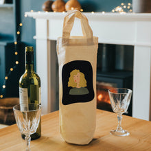 Load image into Gallery viewer, Portrait of lady  wine tote
